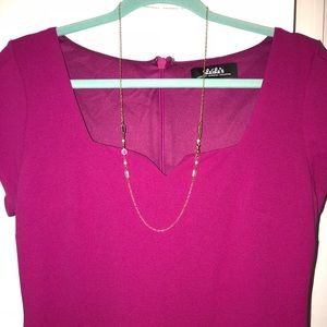 💕 Lulu’s Magenta Midi Dress 💕